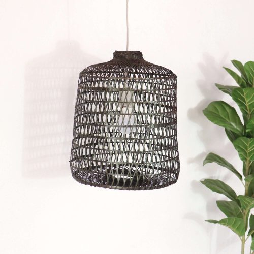 BLACK VAREE - Black Bamboo Pendant Light