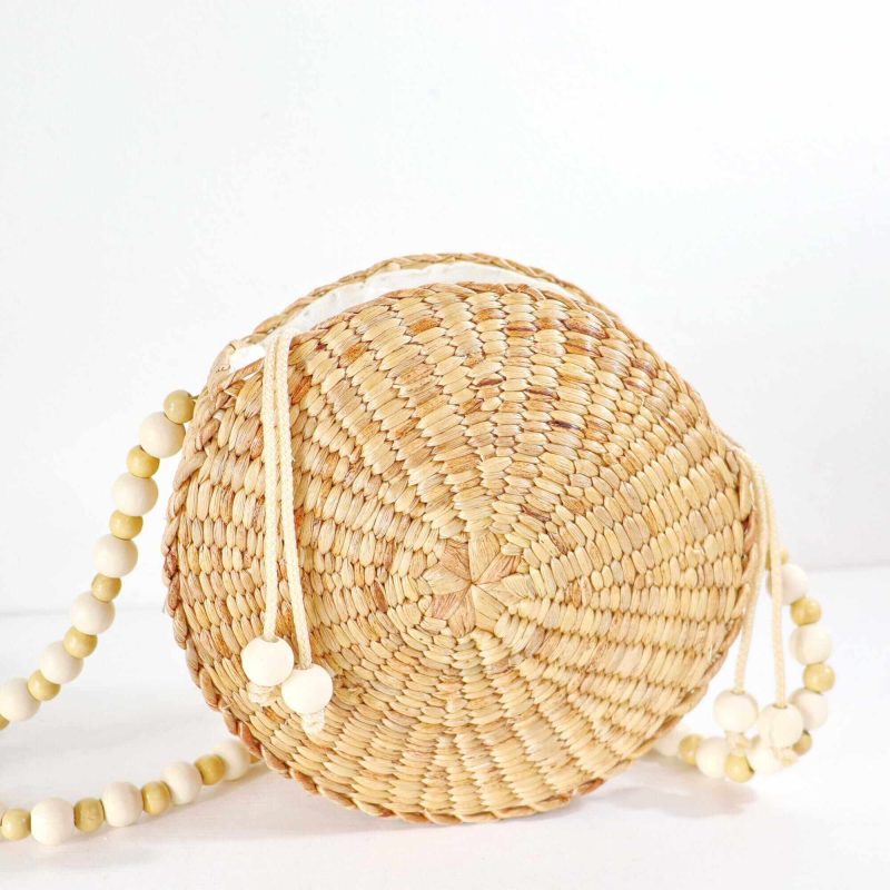 bags aliyah round straw basket bag 31930020167877