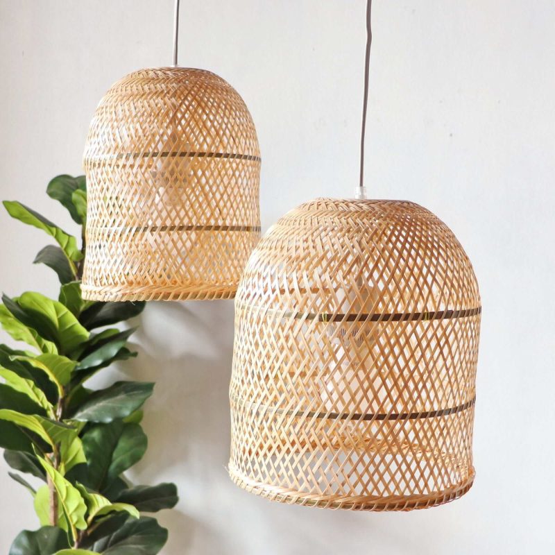 bamboo pendant light arun bamboo pendant light 31118396162245