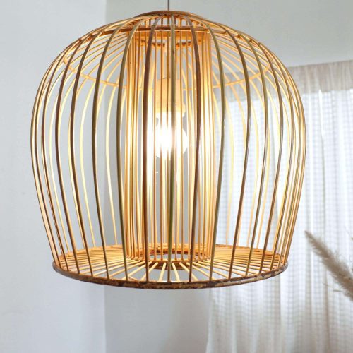 BOONTA - Bamboo Pendant Light Shade (10- 15 Inches)