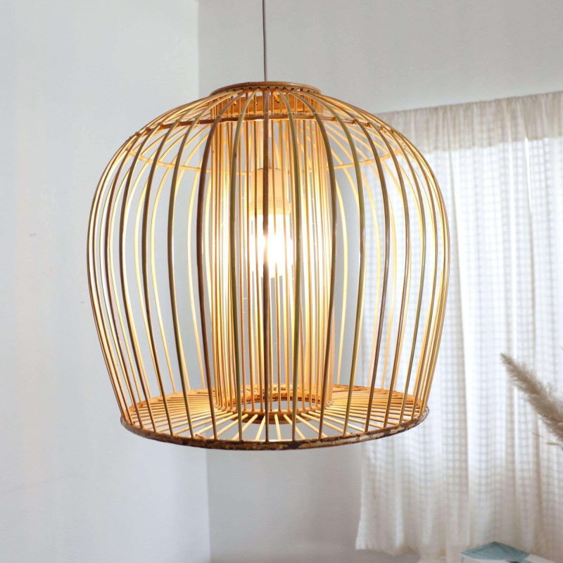 bamboo pendant light boonta bamboo pendant light 28434585157829