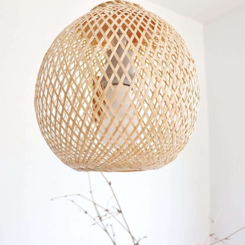 bamboo pendant light jundara round bamboo light 24290085011653