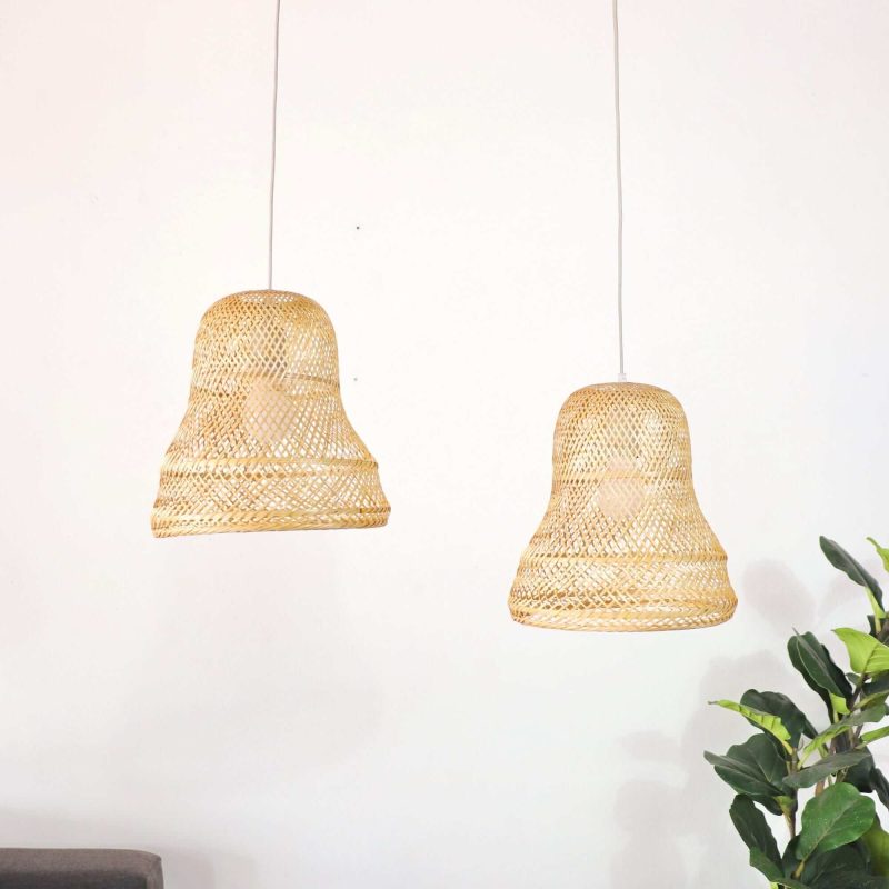 bamboo pendant light lapas bamboo pendant light 32022531178693