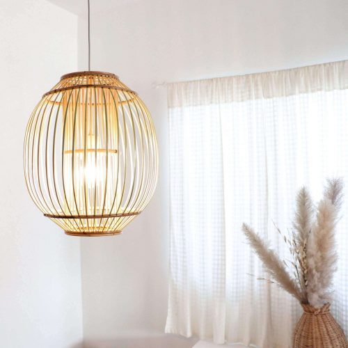 bamboo pendant light thanarat bamboo pendant light 29450648355013