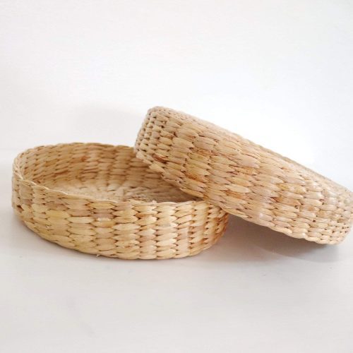 baskets trays cha sha round basket 30706595889349