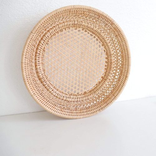 baskets trays juntra round rattan basket 28433669193925