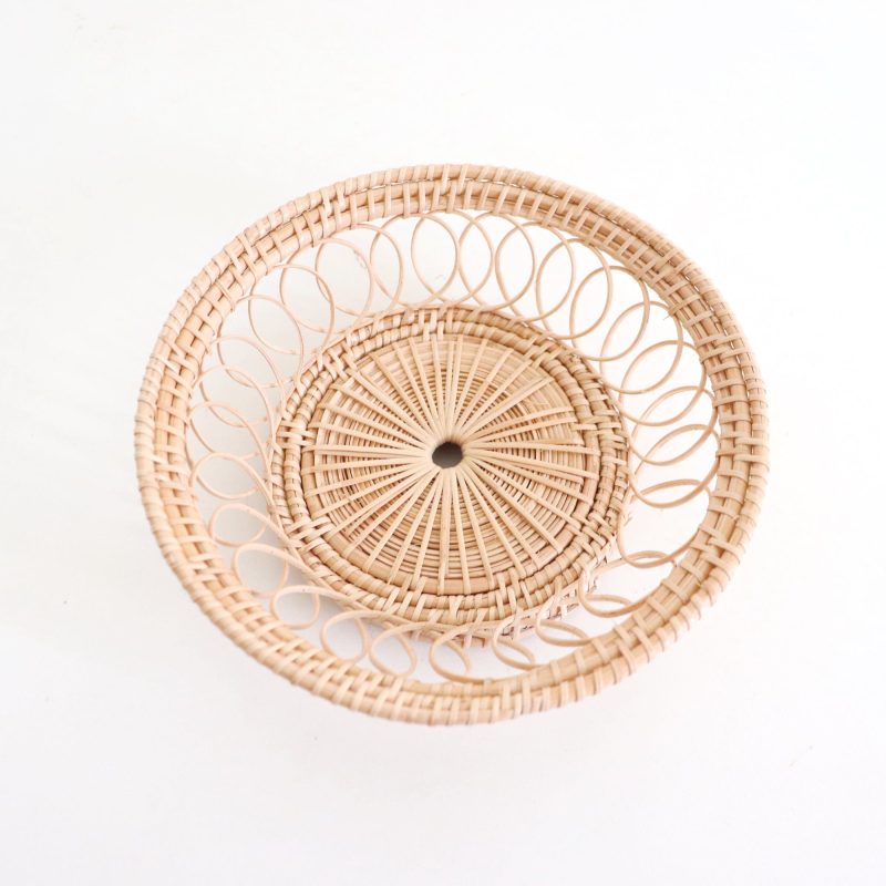 baskets trays ma la round rattan basket 31389452042437