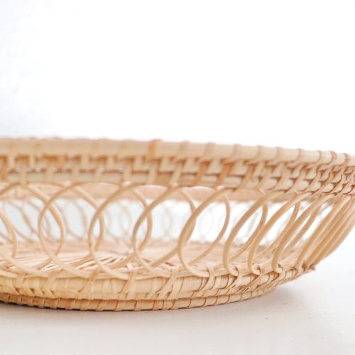 baskets trays ma la round rattan basket 31389452173509