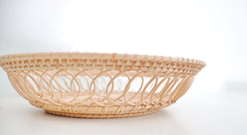 baskets trays ma la round rattan basket 31389452173509