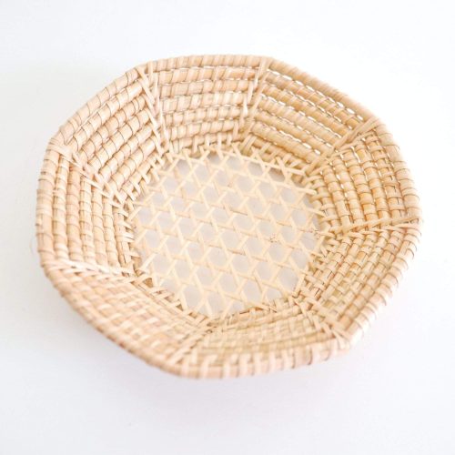 baskets trays pupa octagon rattan basket 28434093899973