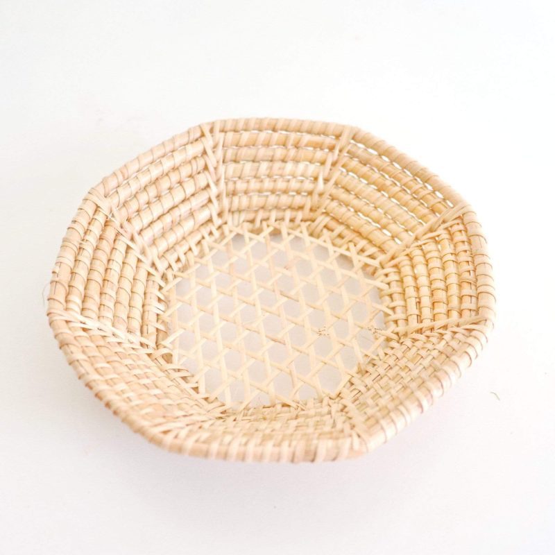 baskets trays pupa octagon rattan basket 28434094031045