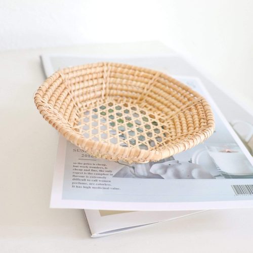 baskets trays pupa octagon rattan basket 28434094227653