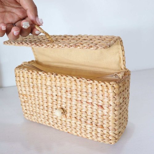 clutch bag me ka straw bag 33300536328389