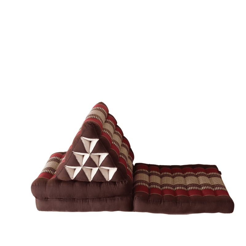 cushion ti ta ree 3 fold thai kapok triangle cushion 32363576033477