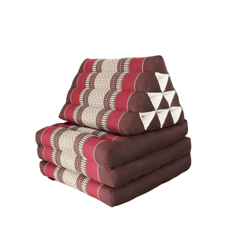 cushion ti ta ree 3 fold thai kapok triangle cushion 32363576262853