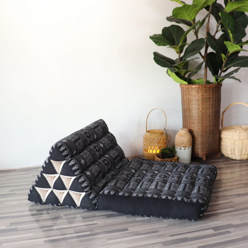 cushion wa chi ra thai kapok 1 fold triangle recliner cushion 32103610777797