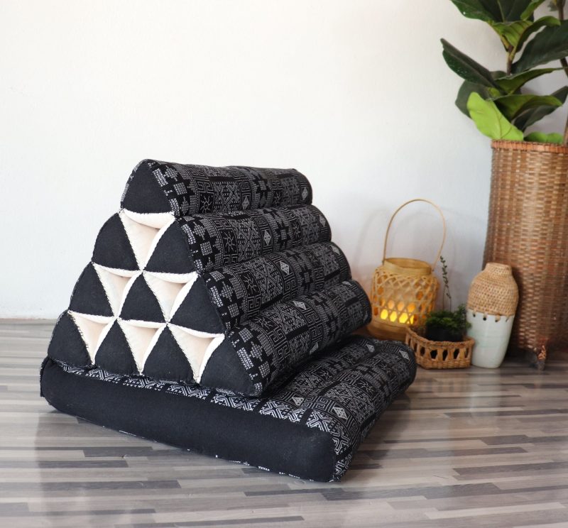 cushion wa chi ra thai kapok 1 fold triangle recliner cushion 32103611367621