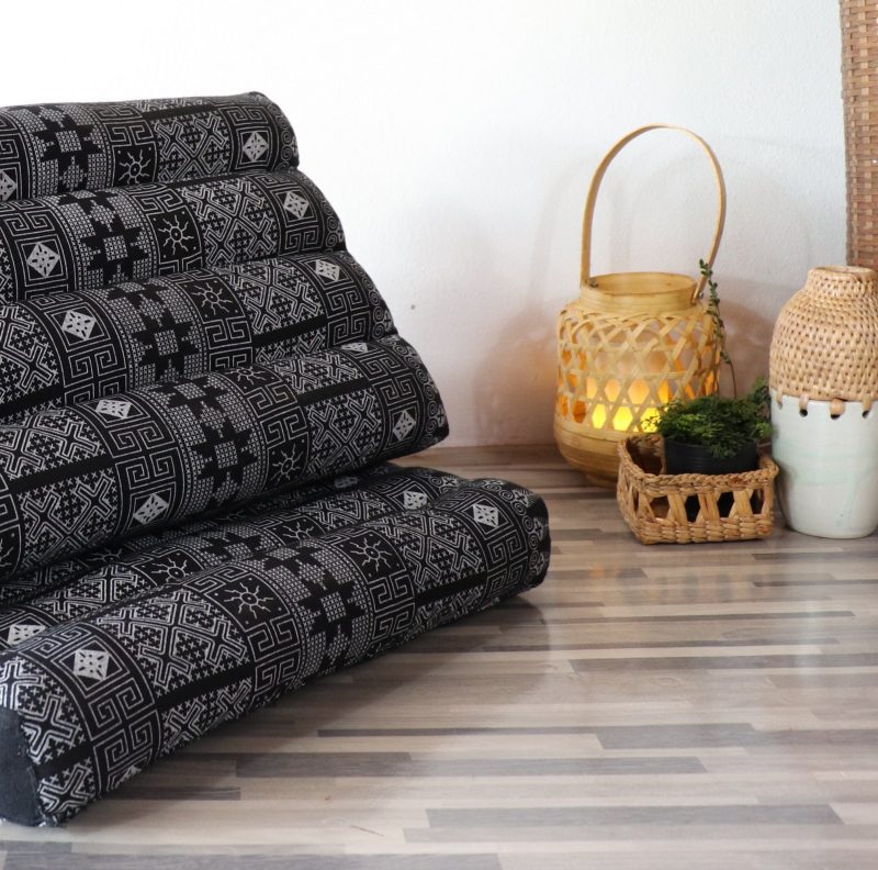 cushion wa chi ra thai kapok 1 fold triangle recliner cushion 32103611531461