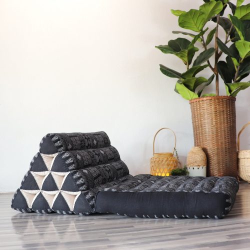 cushion wa chi ra thai kapok 1 fold triangle recliner cushion 32103612350661