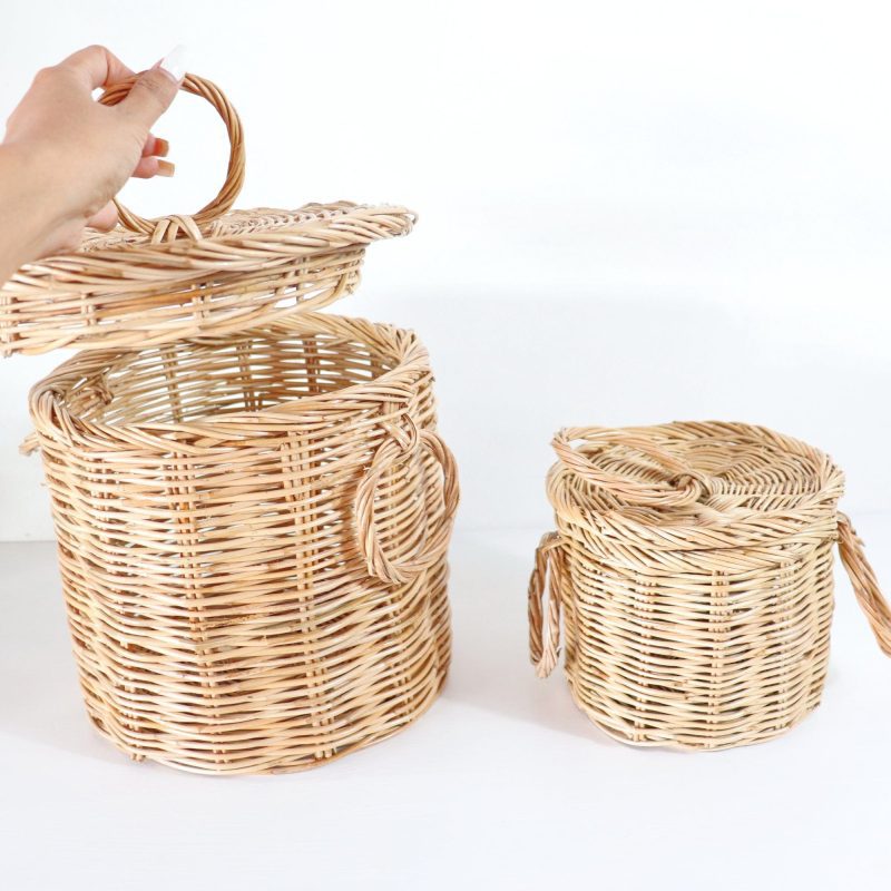 homeware alyssa rattan basket 31936425590981