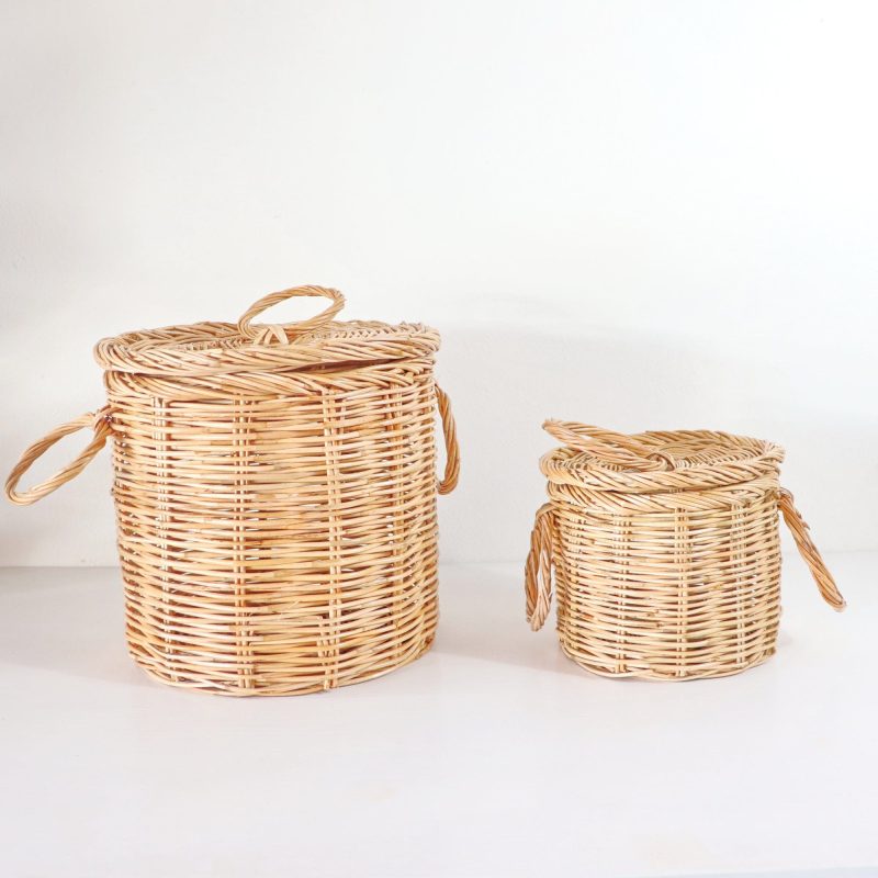 homeware alyssa rattan basket 31936425722053