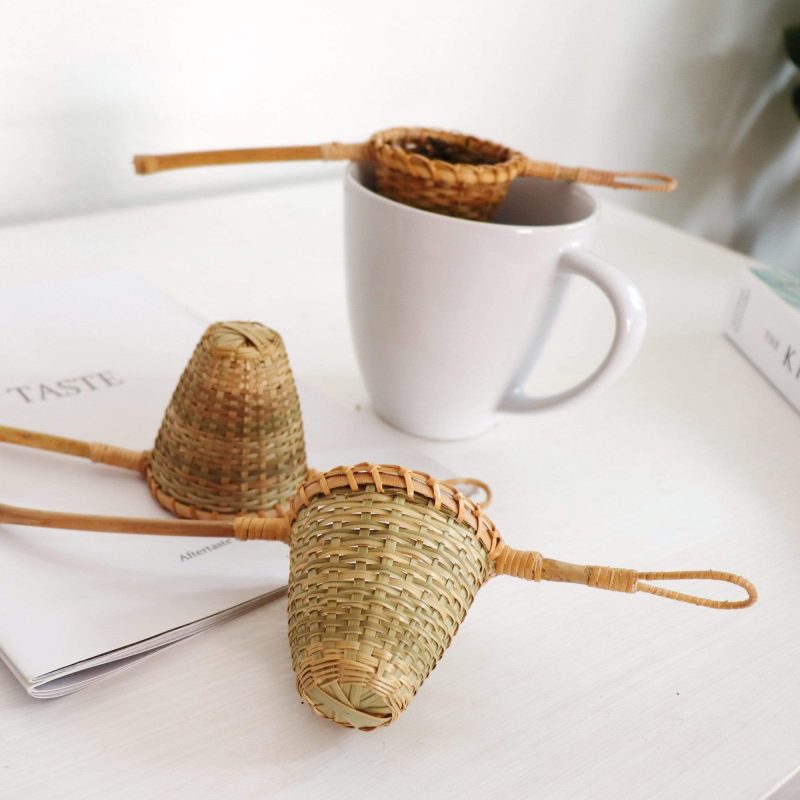 homeware atid bamboo tea strainer 28450552381637