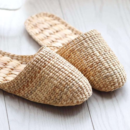 NICHA Straw Slipper Shoes - Effortless Style and Sustainable Comfort