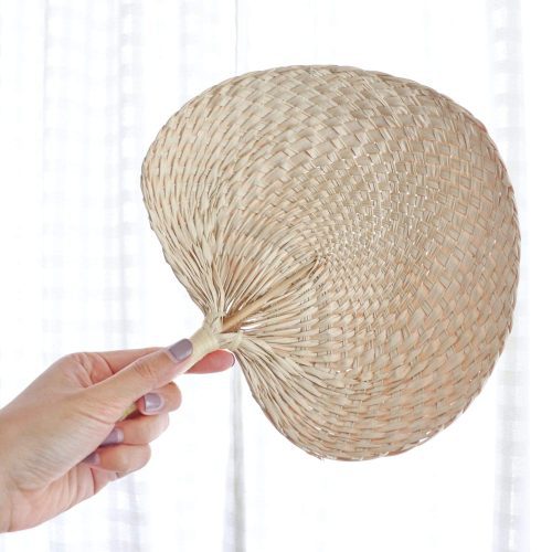 homeware patta palm leaf hand fan 23778078916805