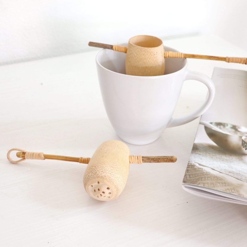 homeware tunta bamboo tea strainer 28450579513541