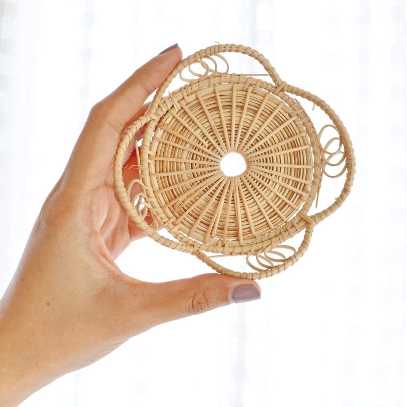 homeware wanna rattan coasters set of 4 24163889217733