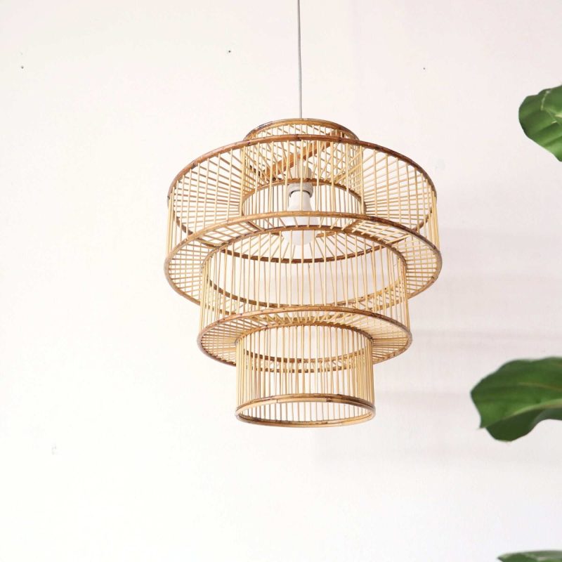 lamp shades bamboo pendant light 33353520906437