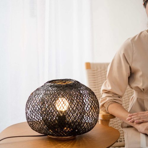 lighting a ra wan boho table lamp black 32967483916485