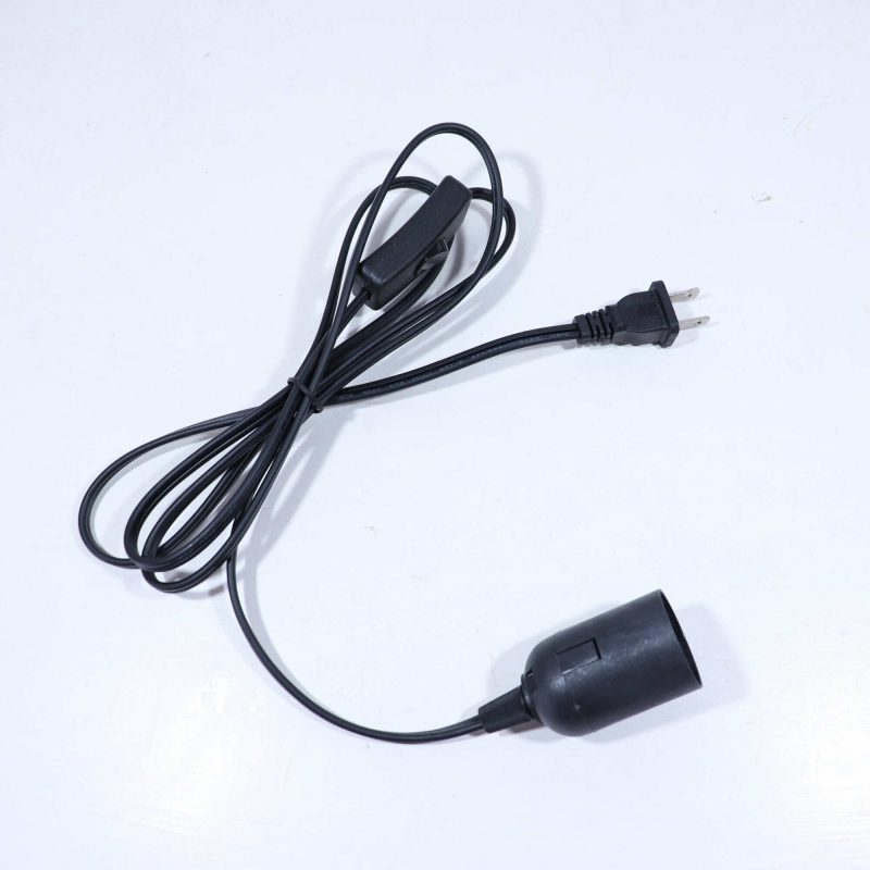 lighting black us plug in lamp kit with switch for pendant light 31516396552389