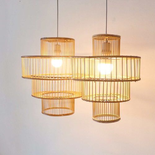 lighting cha ni ta rattan pendant light 10 15 inches 33341881155781