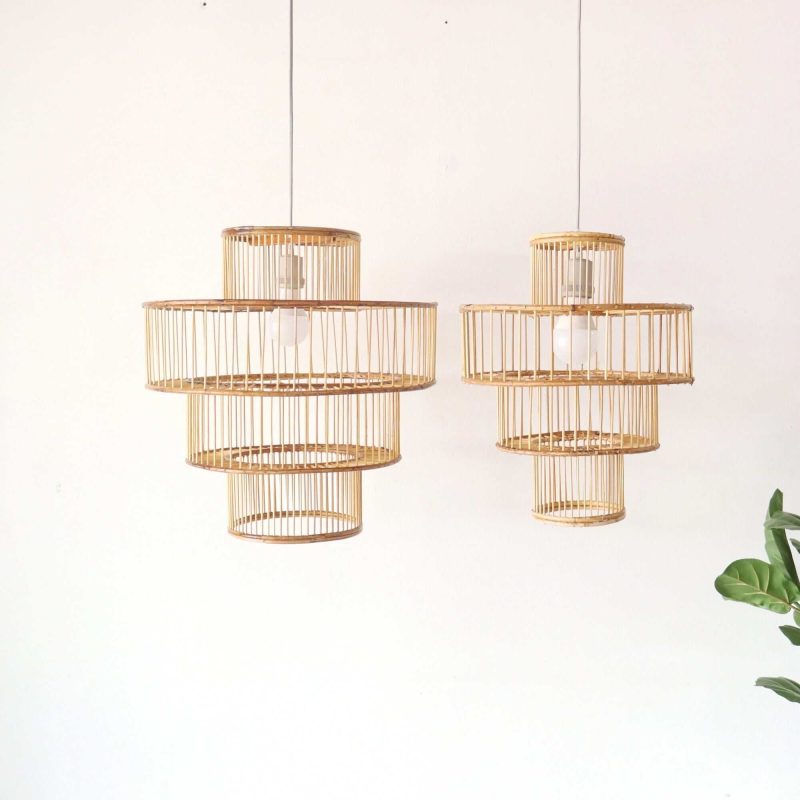 lighting cha ni ta rattan pendant light 10 15 inches 33341881254085