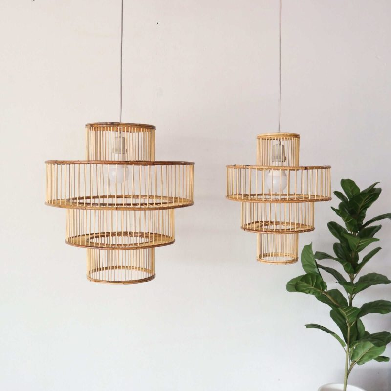 lighting cha ni ta rattan pendant light 10 15 inches 33341881286853