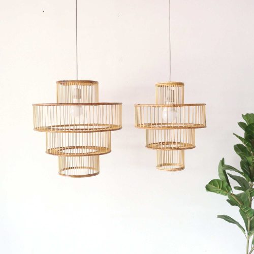 lighting cha ni ta rattan pendant light 10 15 inches 33341881319621