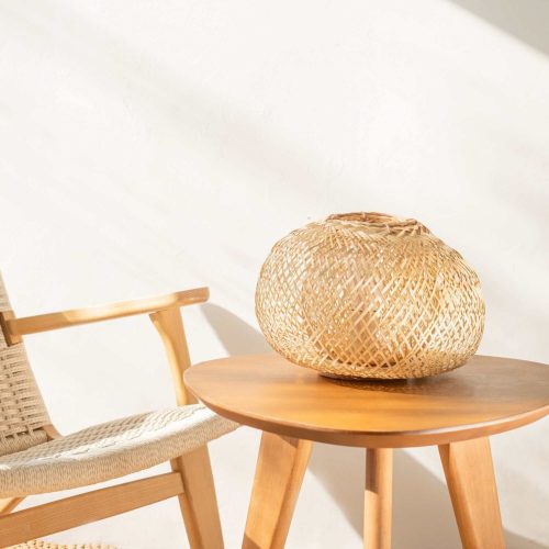 NA WA - Bamboo Boho Table Lamp