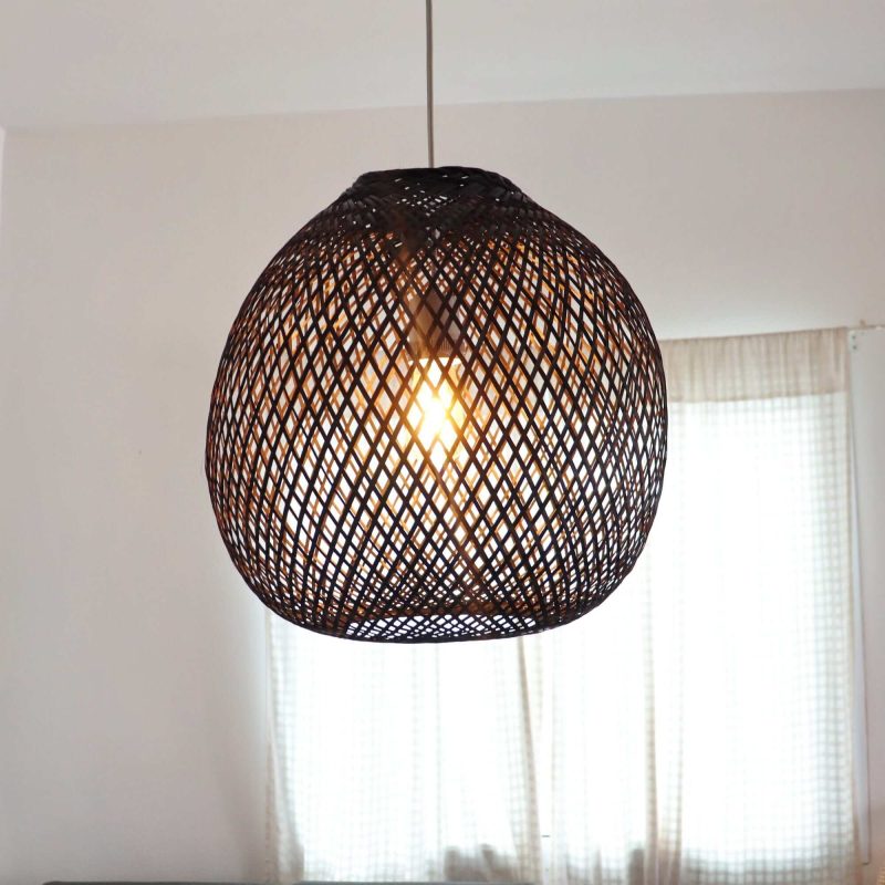 mon ru dee black bamboo pendant light 33313061011653