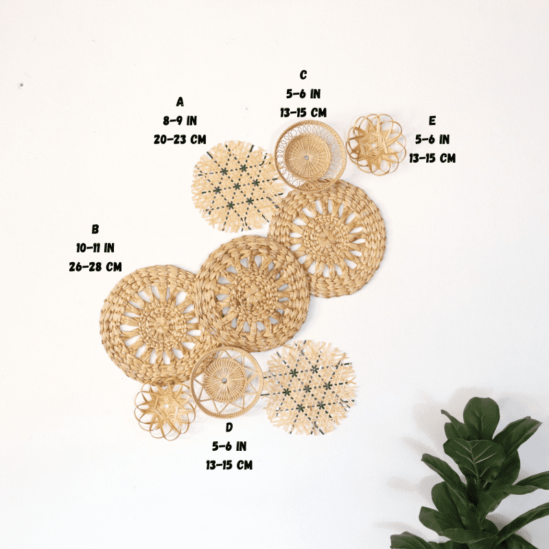 pen nee decorative wall hangings set of 9 32634971979973