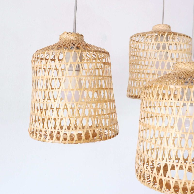 pendant light thara bamboo pendant light shade 12 21 inches 33322236772549