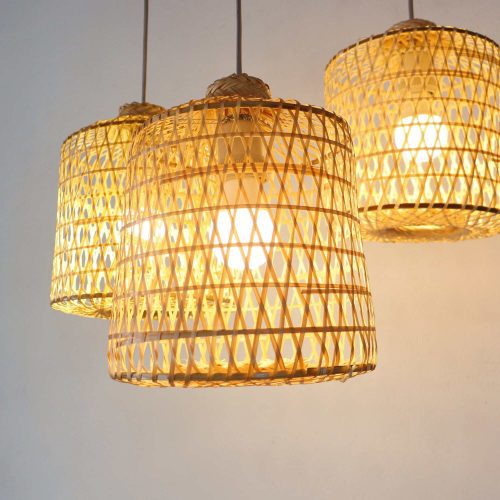 pendant light thara bamboo pendant light shade 12 21 inches 33322236870853