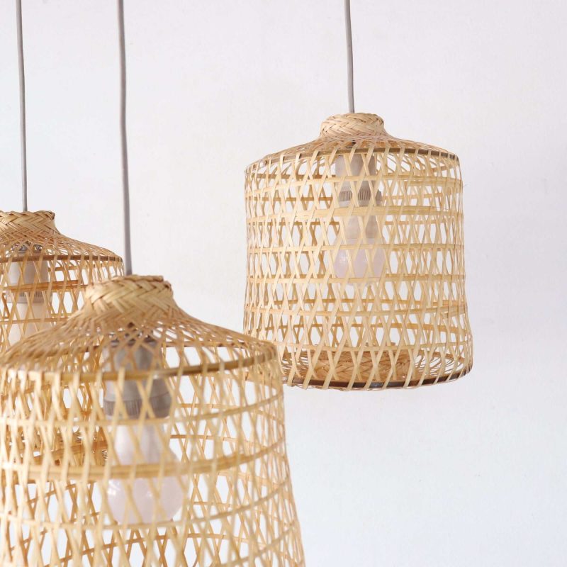 pendant light thara bamboo pendant light shade 12 21 inches 33322236936389