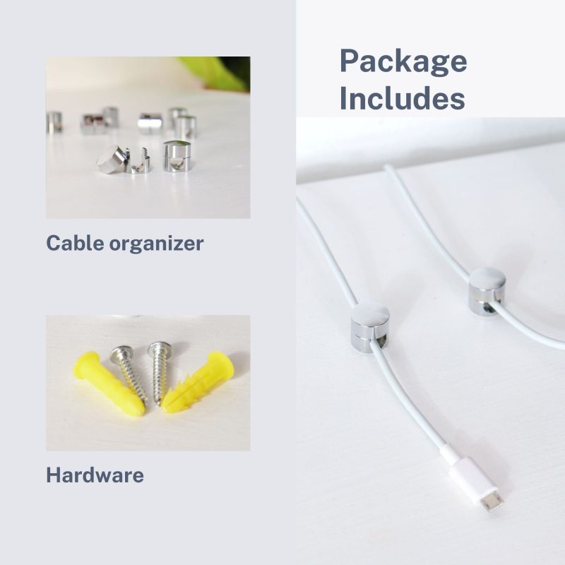 silver cable organizer 32813327679685