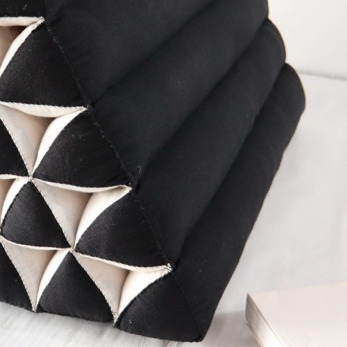 triangle cushion na tha cha thai triangle cushion black and white 33281260847301