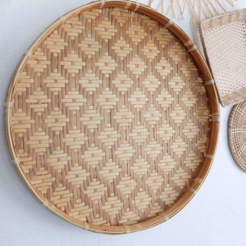 wall decor leerawadee bamboo rattan wall hanging basket 29453545832645