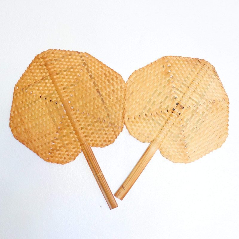 wall decor pattha set of 2 bamboo woven fan wall decor thaihome 19557309841562