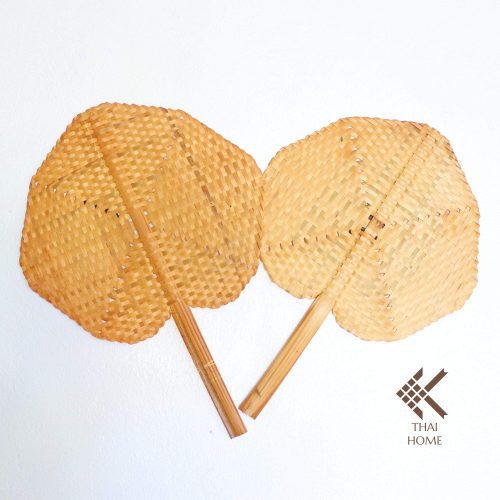 wall decor pattha set of 2 bamboo woven fan wall decor thaihome 19557309972634