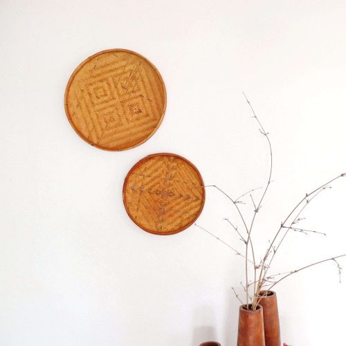 wall decor thai bamboo wall plate thaihome 19554795258010